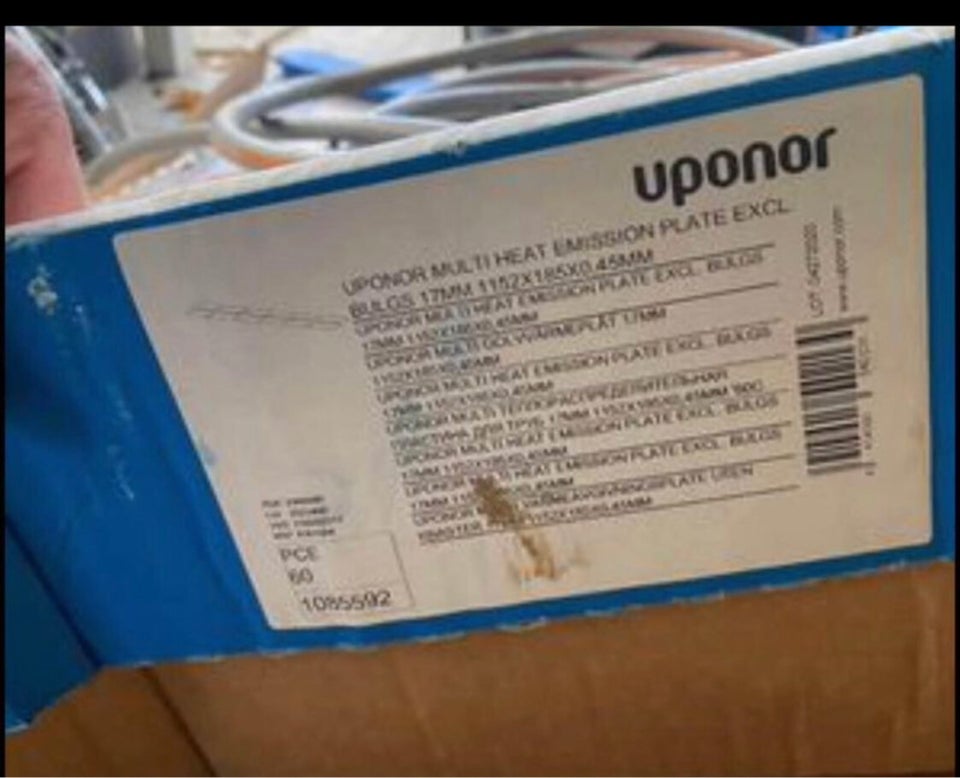 Uponor varmefordelingsplader,