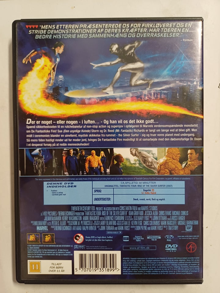 Fantastic 4, DVD, action