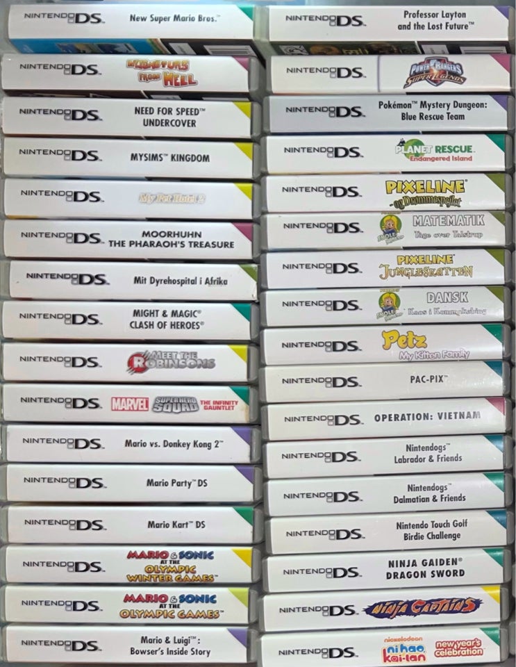 PART 3 NINTENDO DS + 3DS SPIL 