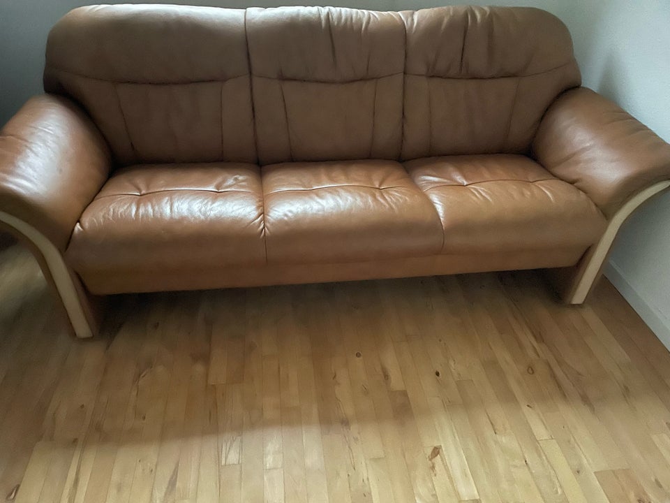 Sofa læder 3 pers