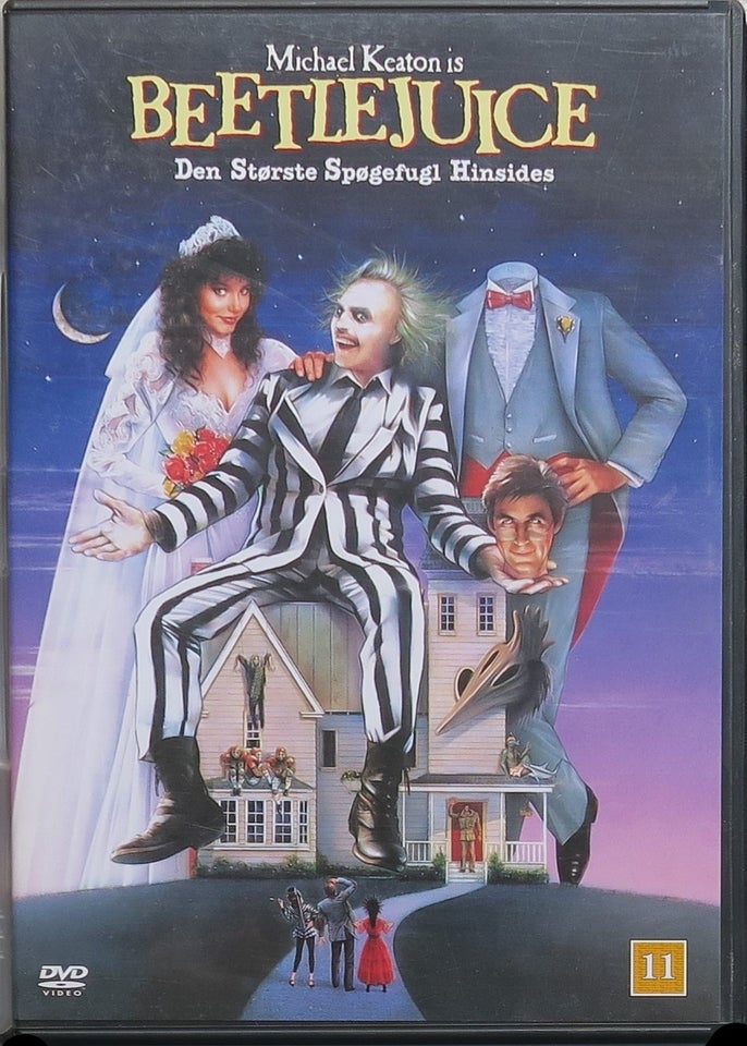 Beetlejuice, DVD, thriller