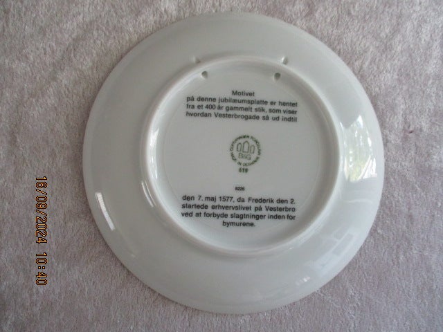 Platter VESTERBRO 1577 - 1977