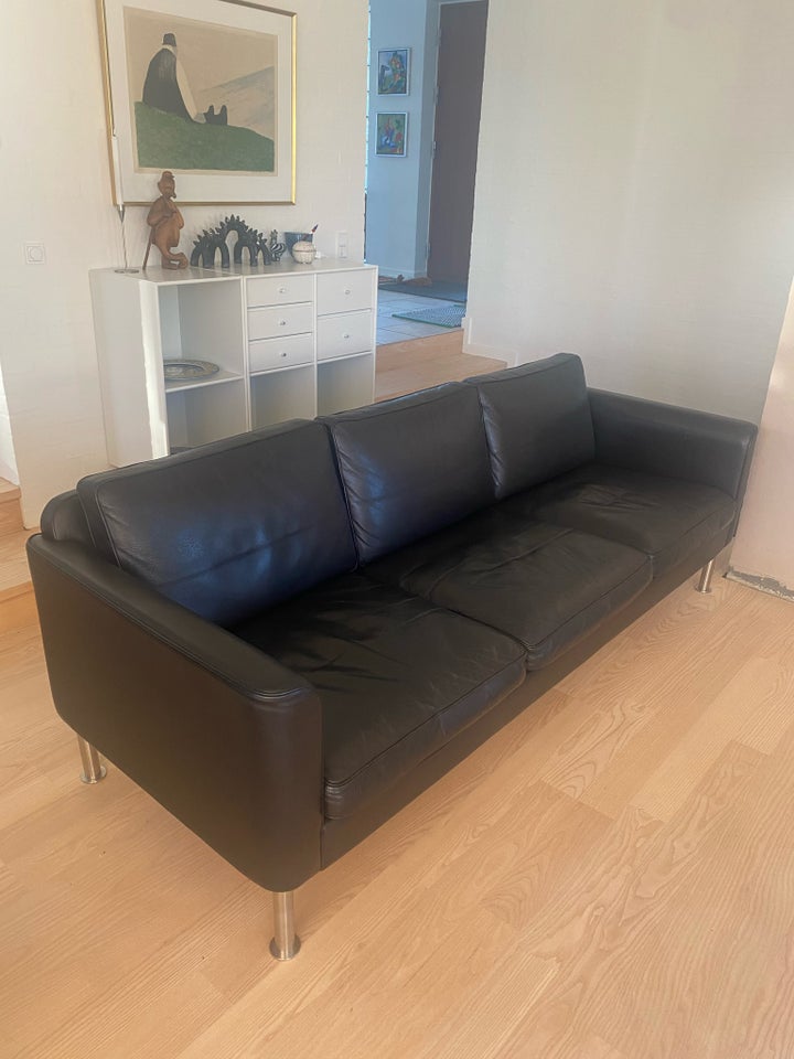 Sofa læder 3 pers