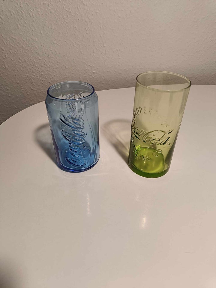 Glas, drikkeglas, coca cola