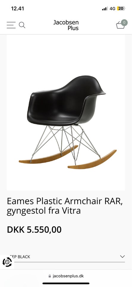 Eames, RAR gyngestol, Gyngestol