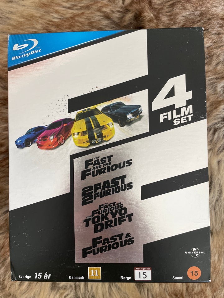 Fast and Furious box, Blu-ray,