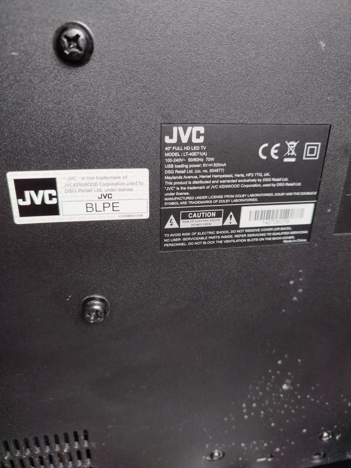 LED, JVC, 40"