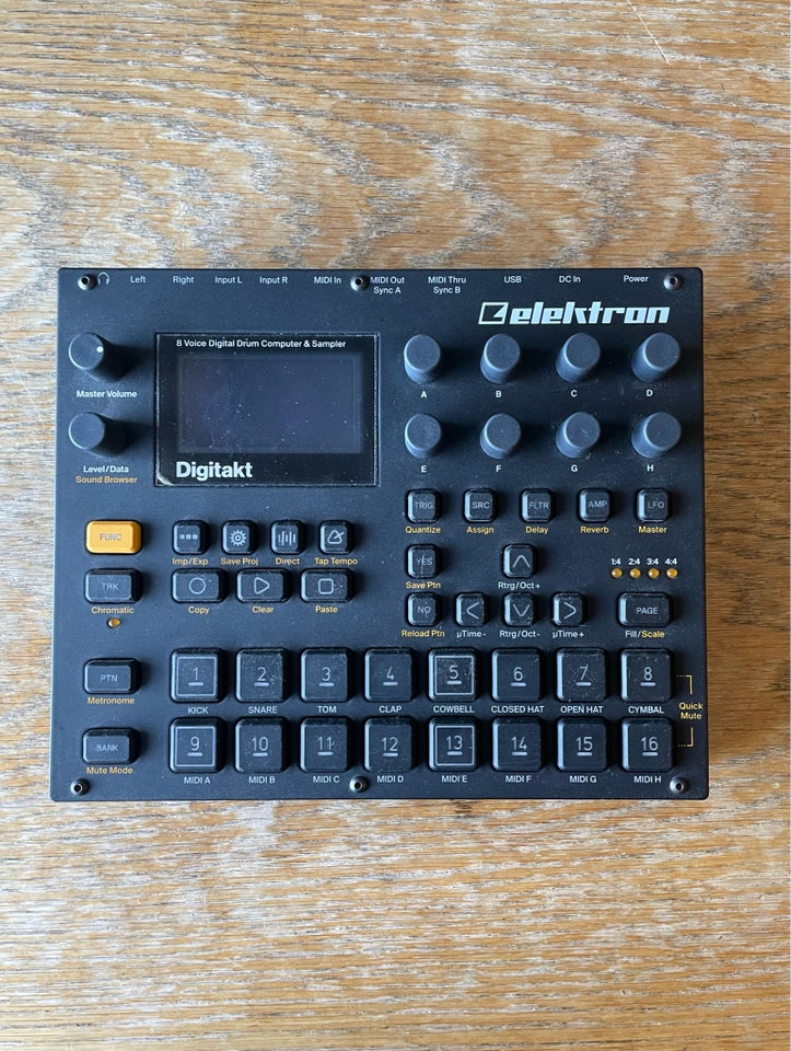 Sampler Elektron Digitakt