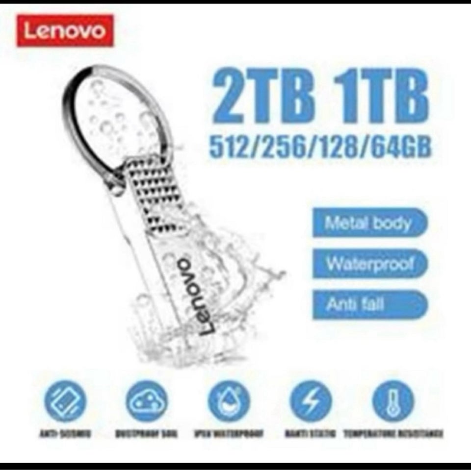 Lenovo ekstern 2000 GB