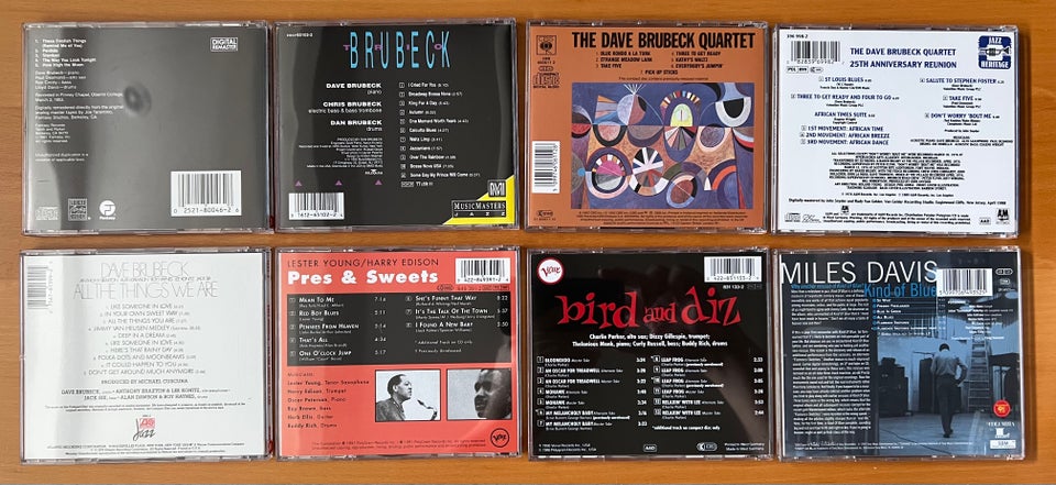 Dave Brubeck m.fl.: Time Out m.fl.,