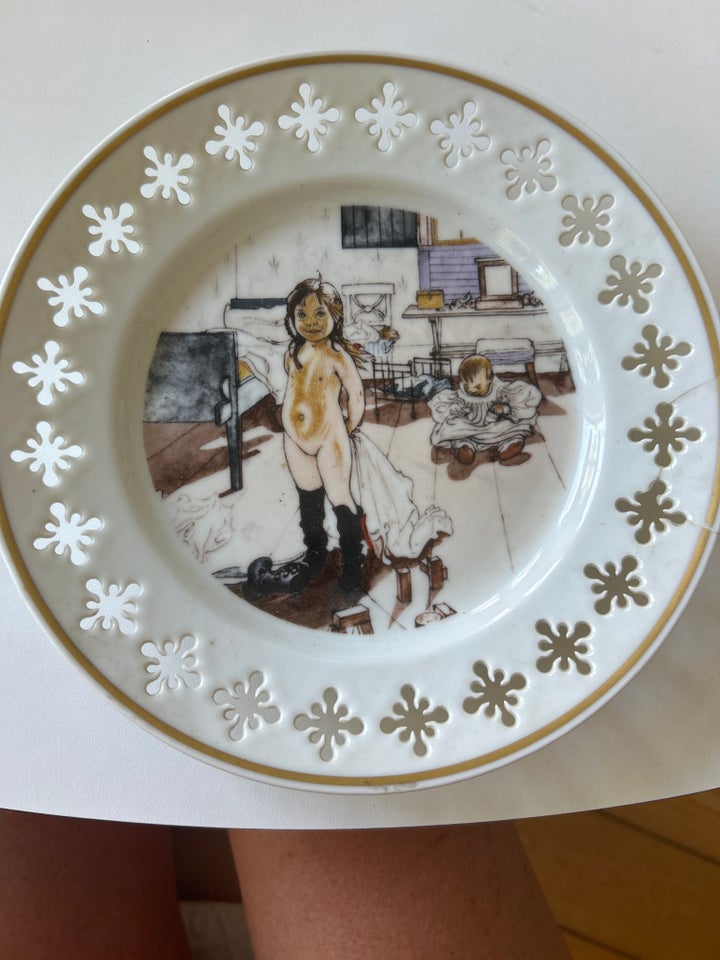 Porcelæn Platte Carl Larssons