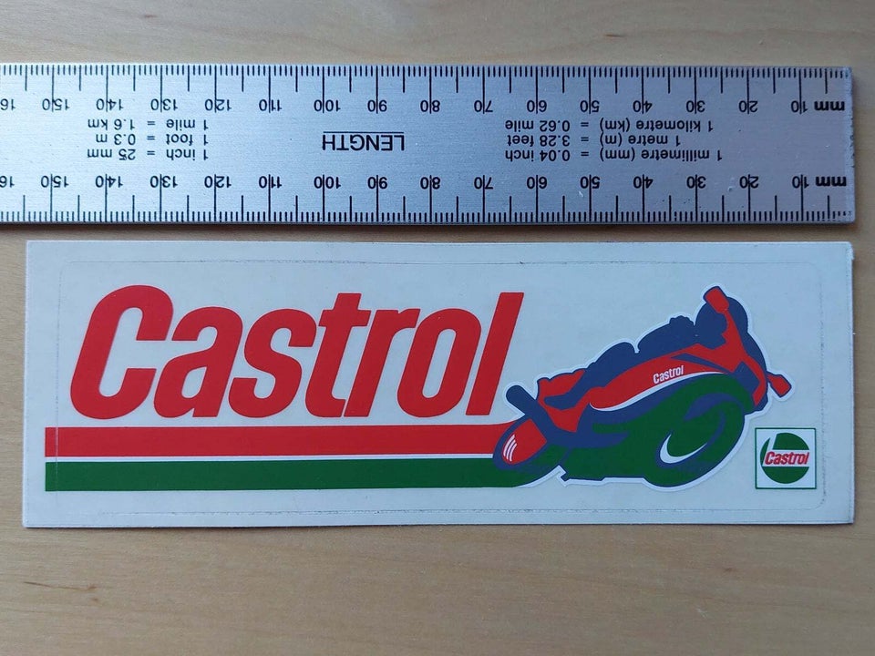 Klistermærker, Castrol