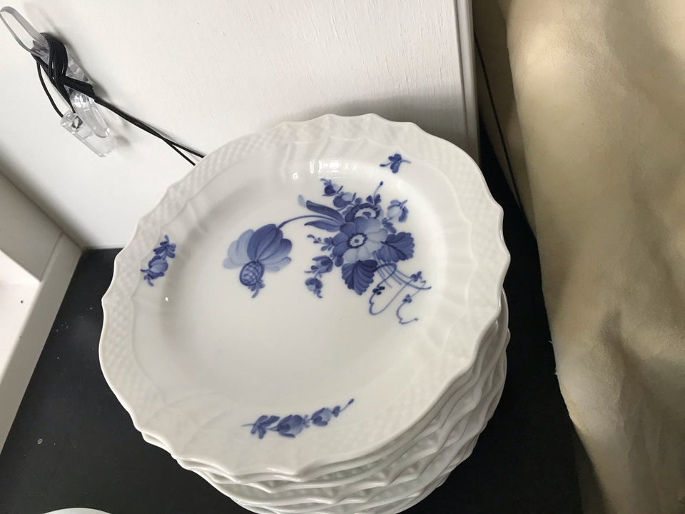 Porcelæn Tallerkner Blå blomst