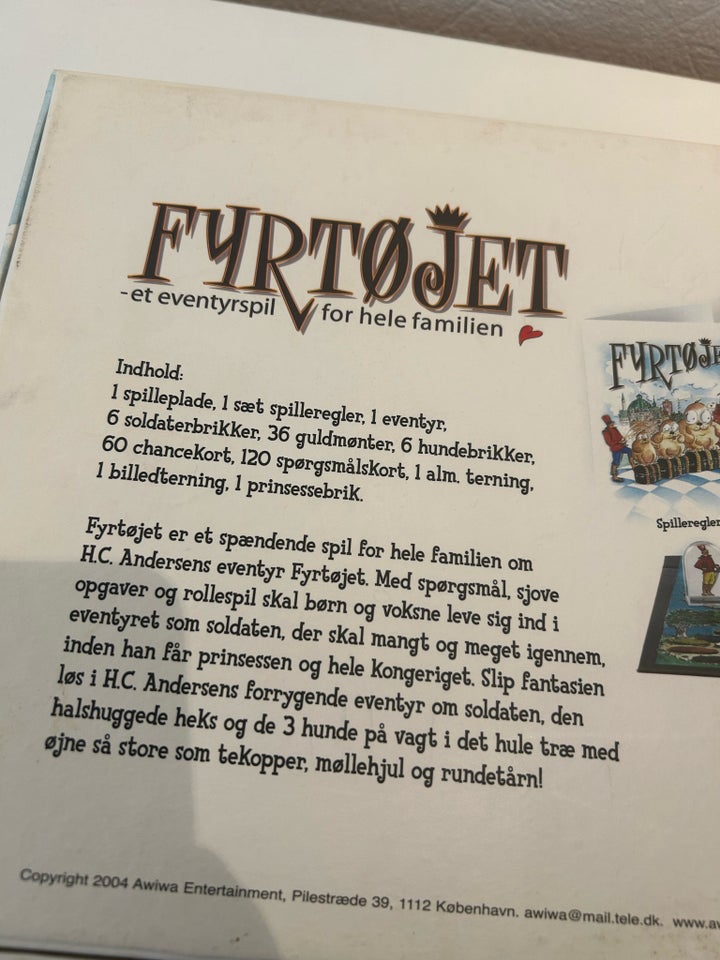 Fyrtøjet brætspil