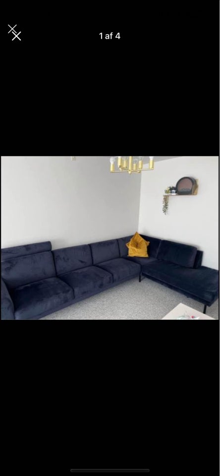 Hjørnesofa velour Modul