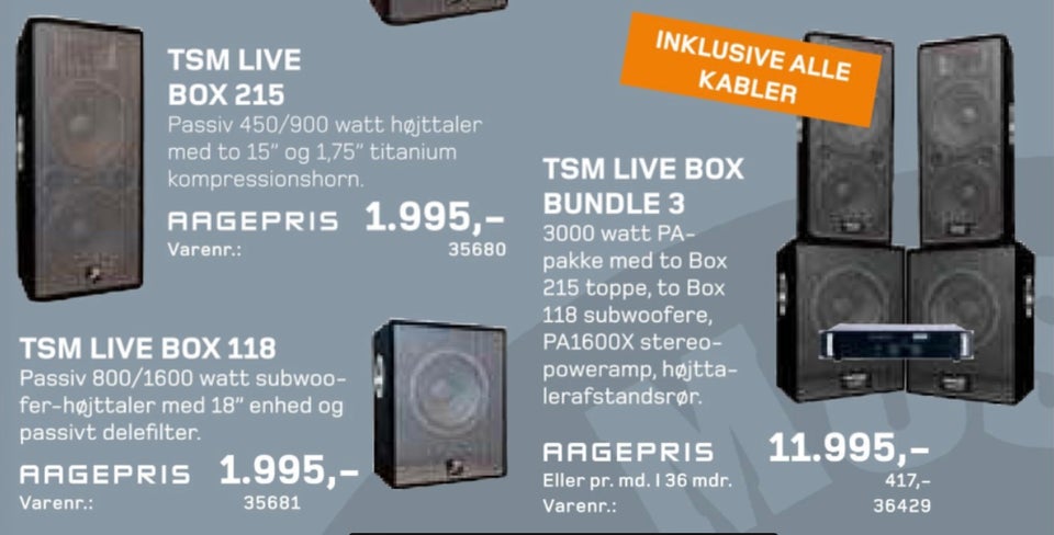 PA højtalere, Aage Audio Box