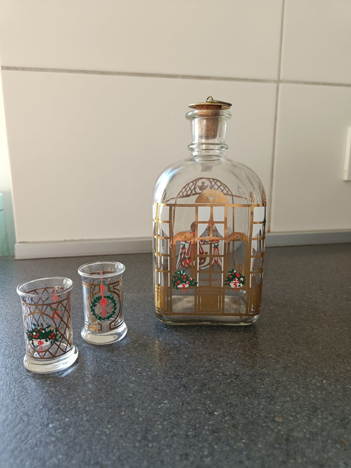 Glas, Holmegaard Julekarafel m. 2