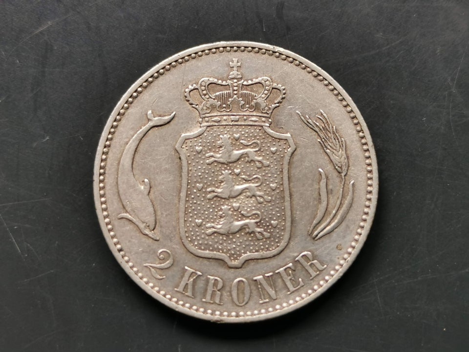 Danmark, mønter, 2 kr