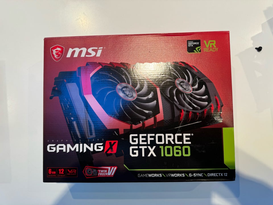 GeForce GTX 1060 MSI NVIDIA, 6 GB GB