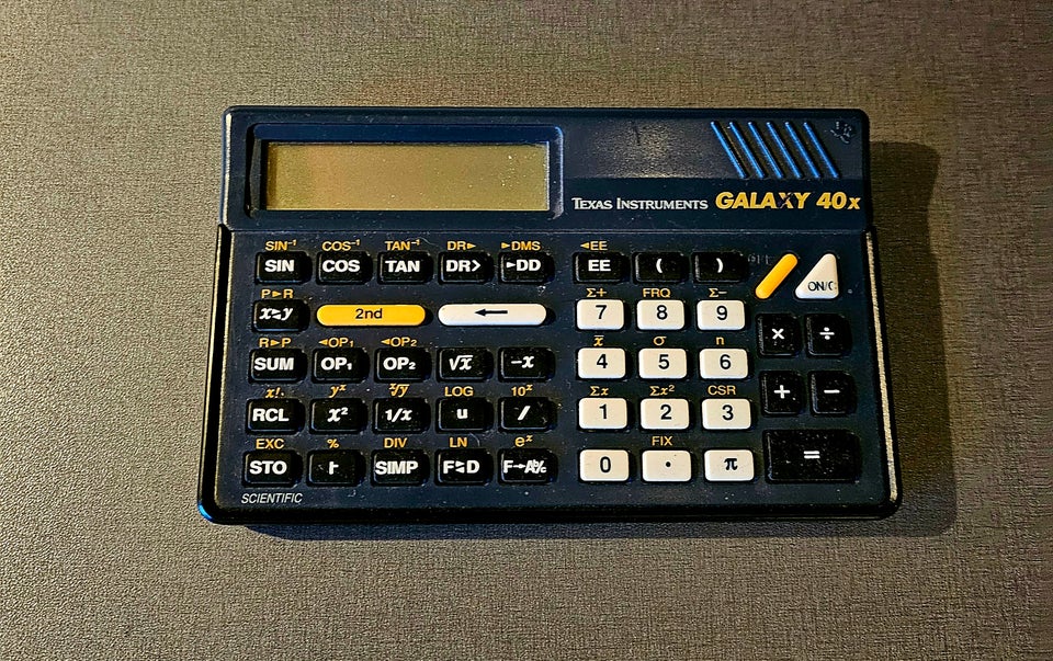 TEXAS INSTRUMENTS GALAXY 40x