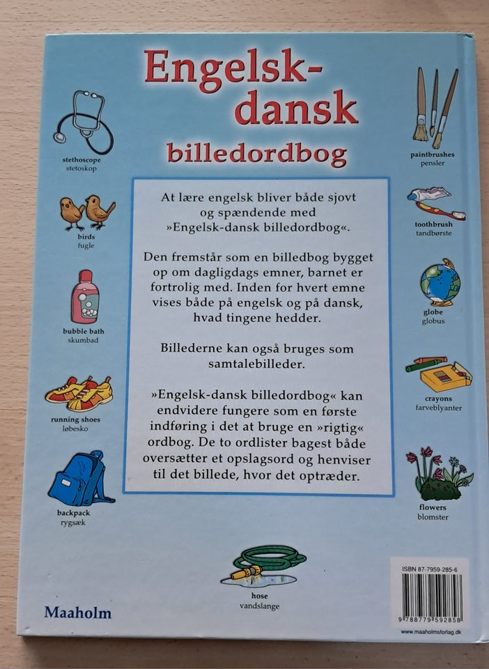 Engelsk Dansk billedordbog,