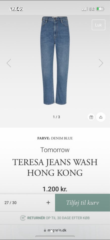 Jeans, Tomorrow, str. 26