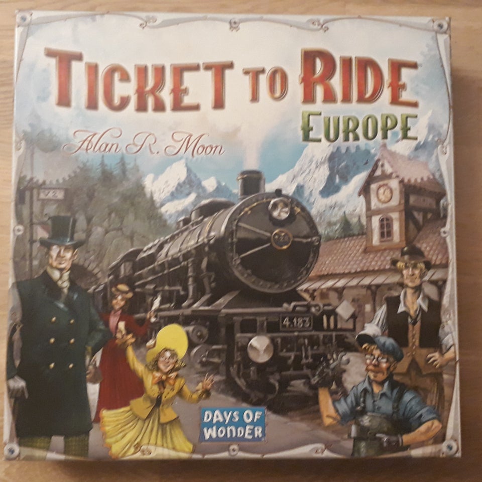 Ticket to ride - Europe, brætspil