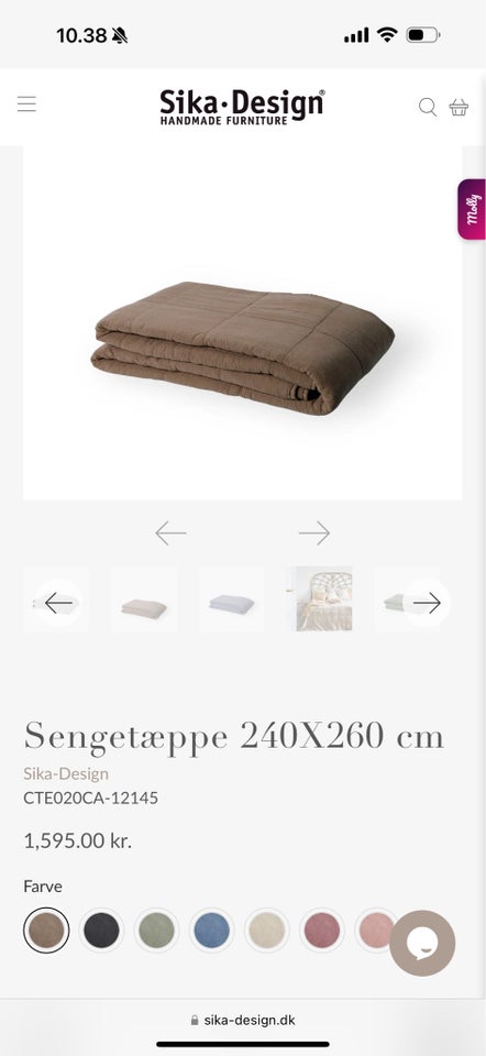 Sengetæppe , Silka Design