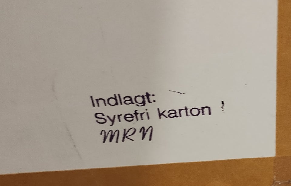 ORIGINALT LITOGRAFI , KARL ÅGE