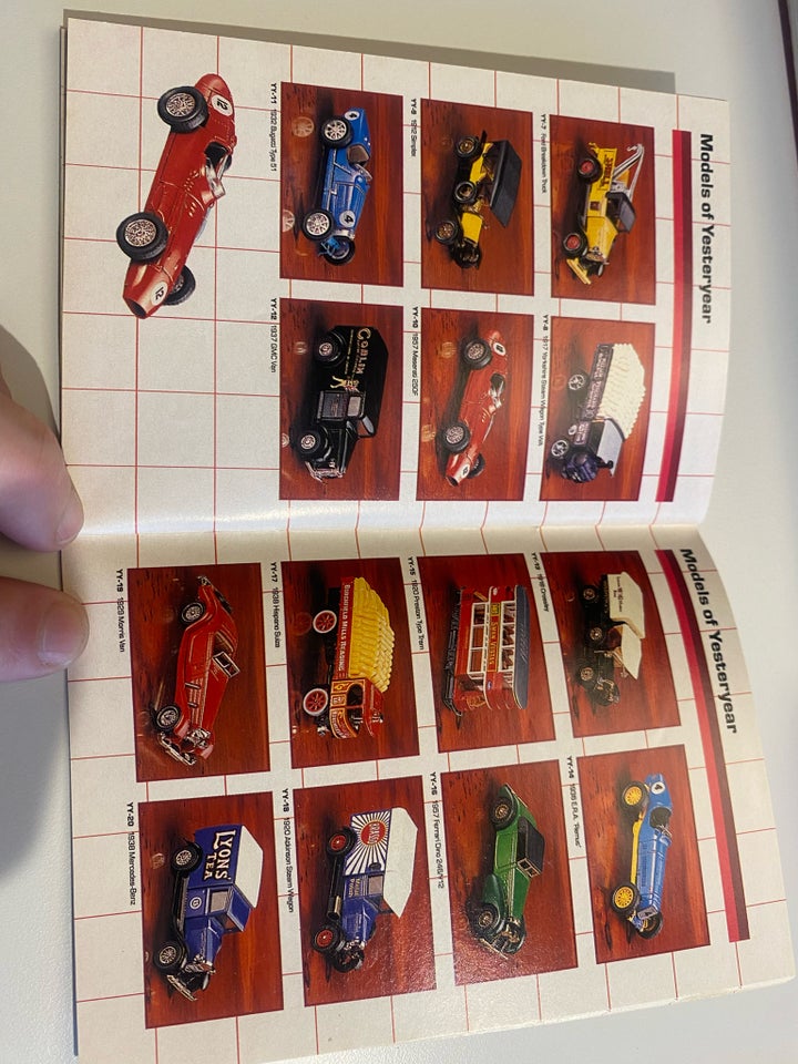 Modelbil, Matchbox katalog 1989