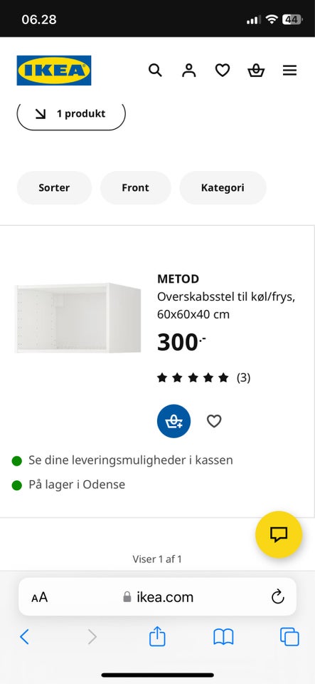 Metod ikea skab