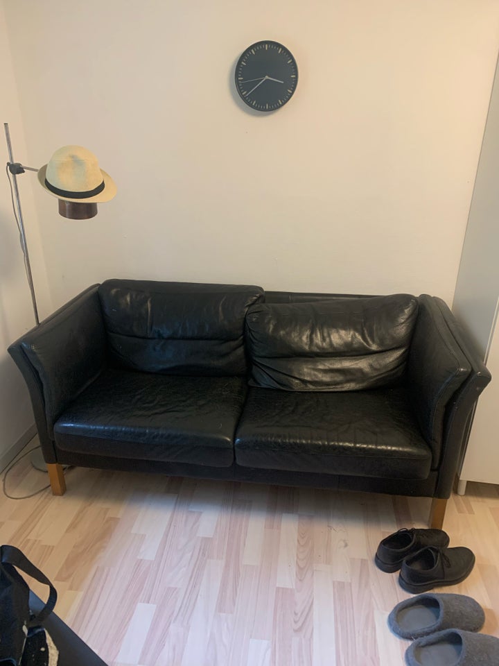 Sofa læder 2 pers