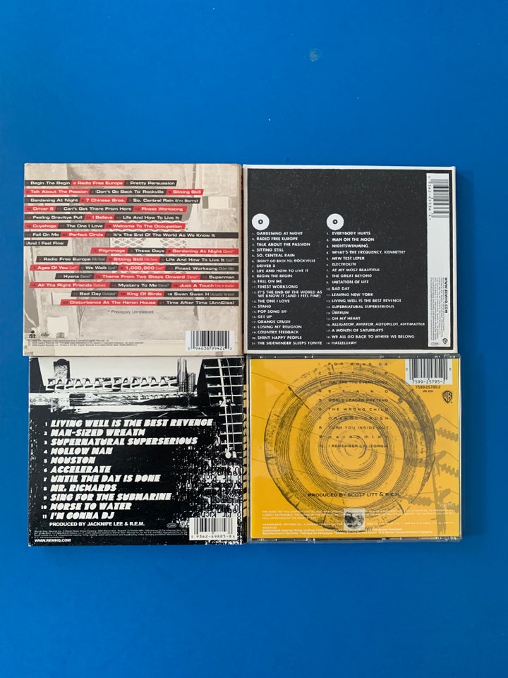 R.E.M.: 4 CD ALBUMS, rock