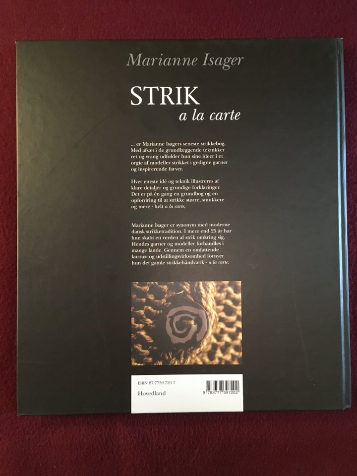 Strik a la carte, Marianne Isager,