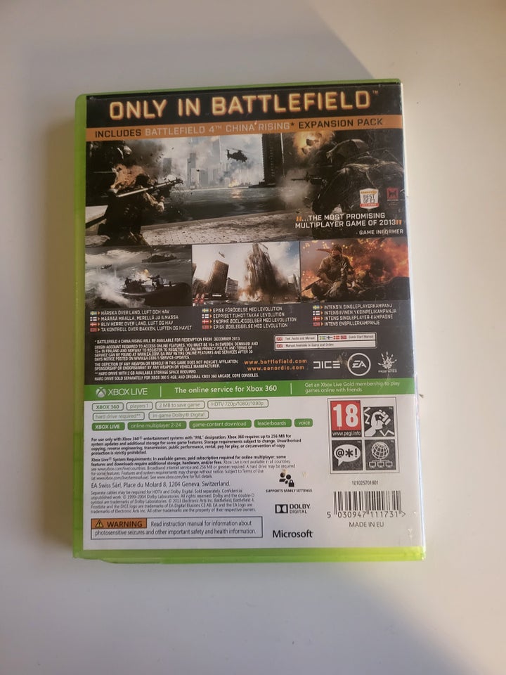 Battlefield 4, Xbox 360