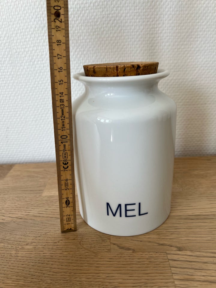 Porcelæn Mel-krukke med