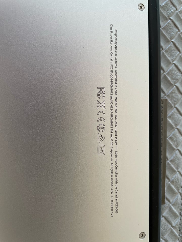 MacBook Air A1466 13 GHz