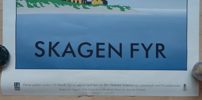 Plakat motiv: Skagen Fyr b: 60 h: