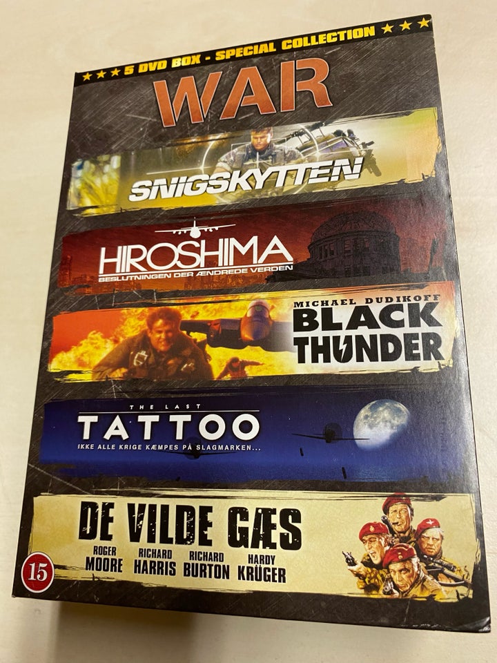 War 5 film DVD andet