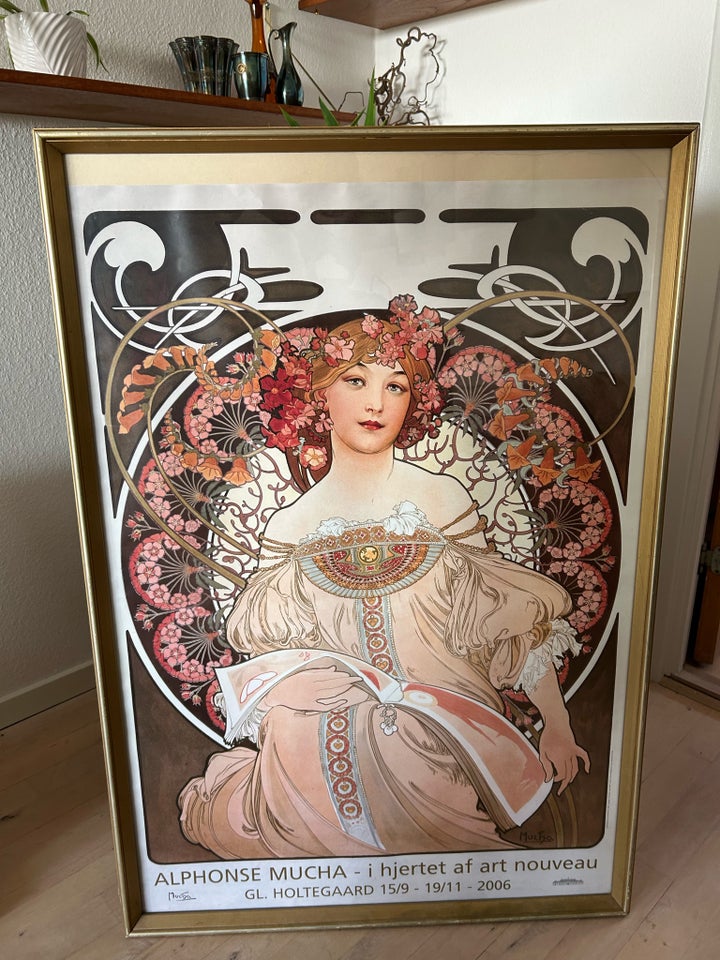 Litografi Alphonse Mucha motiv: