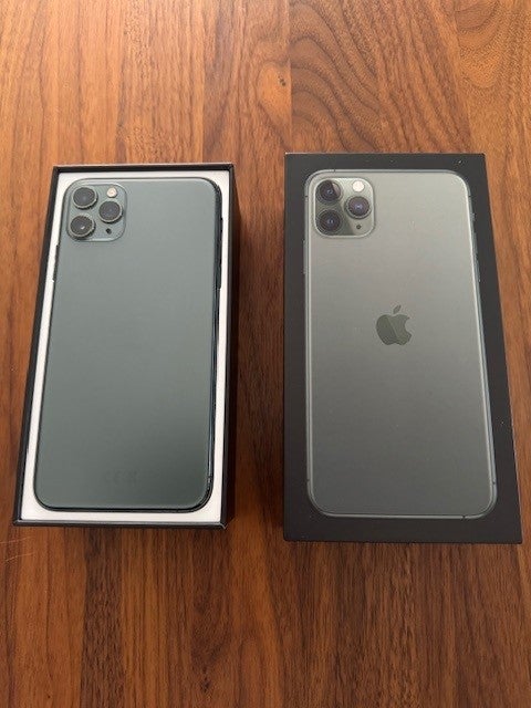 iPhone 11 Pro Max, 256 GB, grøn