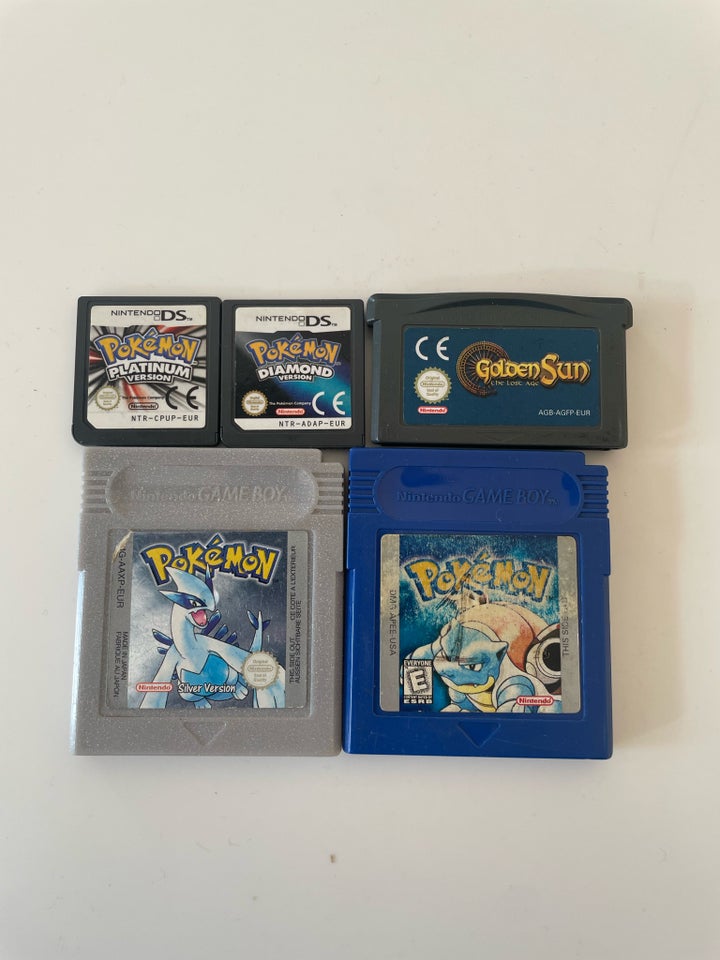 Pokemon GBA og DS Golden Sun