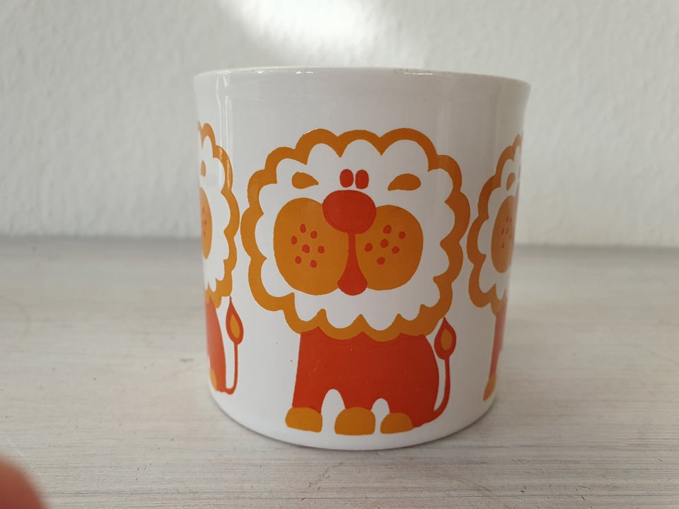 Porcelæn Vintage løve Børnekop