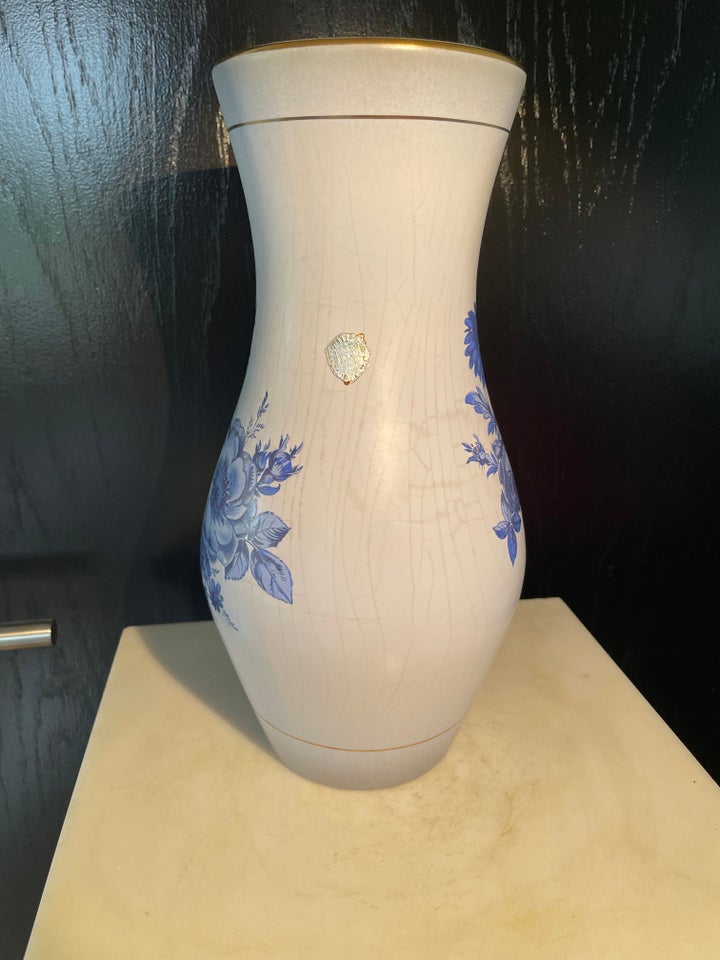 Vase Porcelænsvase - Blue Rose