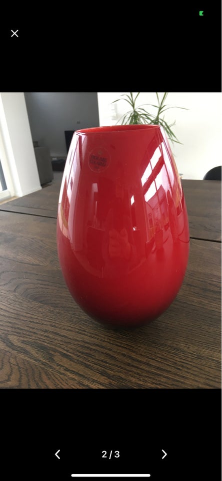 Glas Vase Holmgård