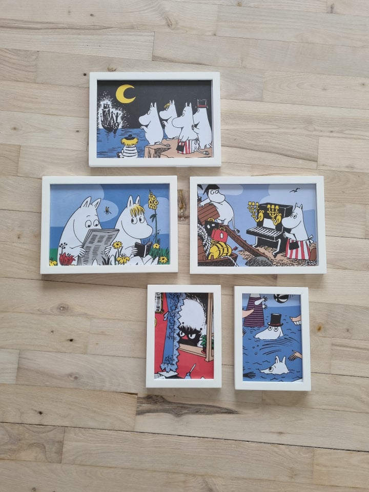 5 indrammede Mumi / Moomin