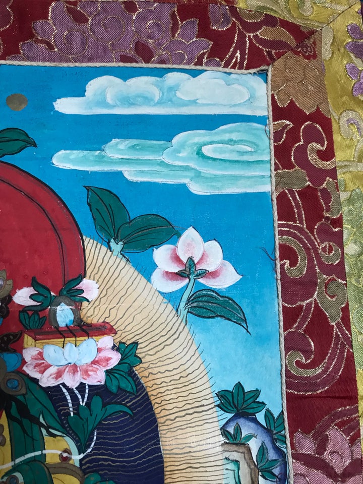 Gouache Buddha motiv: