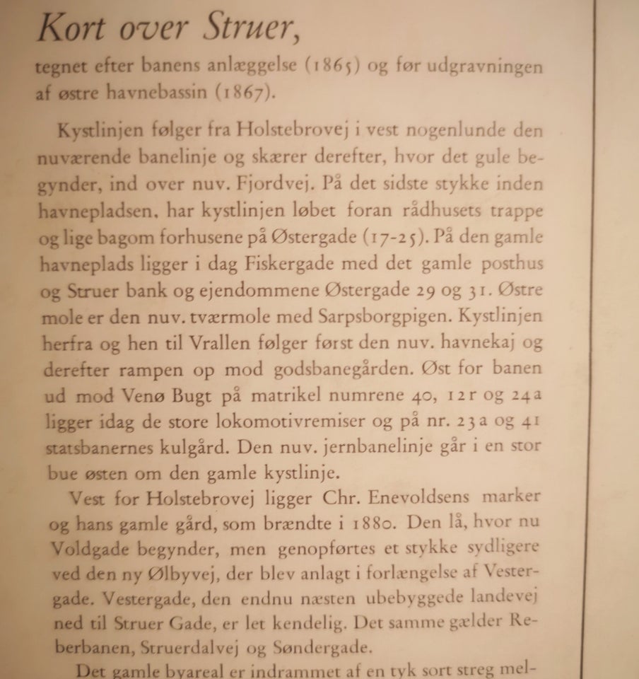 STRUER BYS HISTORIE to bind , emne: