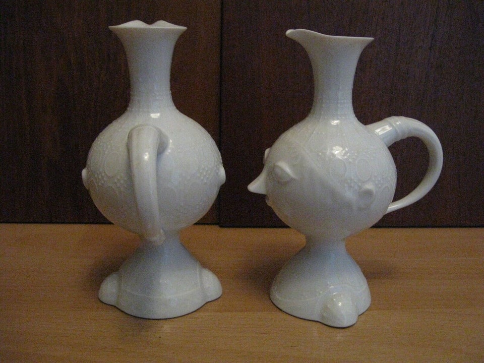 Vase 2 X kandevaser Bjørn