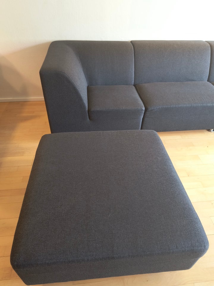 Hjørnesofa, stof, 8 pers.